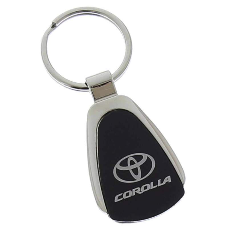 Toyota Corolla Schwarz Tear Drop Schlüsselanhänger von AU-TOMOTIVE GOLD