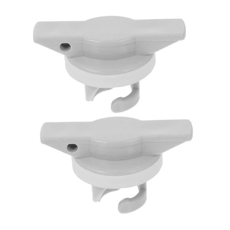 Toyvian 2 Stück Gummi -boot -luftventilabdeckung Ablassschrauben Für Boote Ablassschraube Für Kajak Kajak-speisematte Zum Aufsitzen Kajak Scupper Plug Kit Gummiableerstange Weiß Pvc von Toyvian