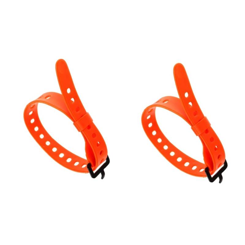 Toyvian 2 Stück Multifunktionsgurte gummiseil Gummibänder Camping-Gepäckgurt zeltzubehör Bündelgurt Motorrad-Lastengurt Reisezubehör Gepäck Gepäckbefestigungsgurte Gepäckbinderiemen Orange von Toyvian