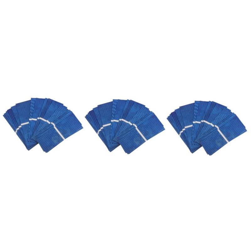 Toyvian 3 Sätze Solarzelle Mini Solar- Sonnenkollektor Batterieladegerät Für Solarpanel Flexibles Solar Tragbares Solarpanel-set Blue Polykristallin 100 Stück * 3 von Toyvian
