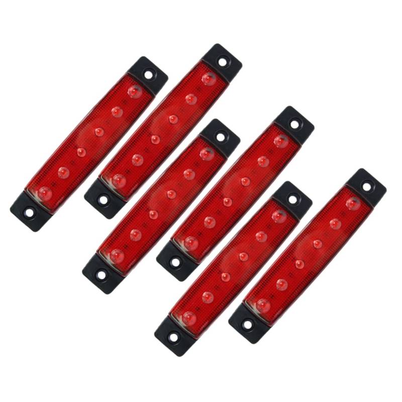Toyvian 6 Stück 6 6 LED Bootslichter Bootsinnenbeleuchtung Marine Bootsnavigationslichter Kreuzfahrtlichter Schiffsbeleuchtung Wasserdicht Bootfahren Bootsinnenraum LED von Toyvian