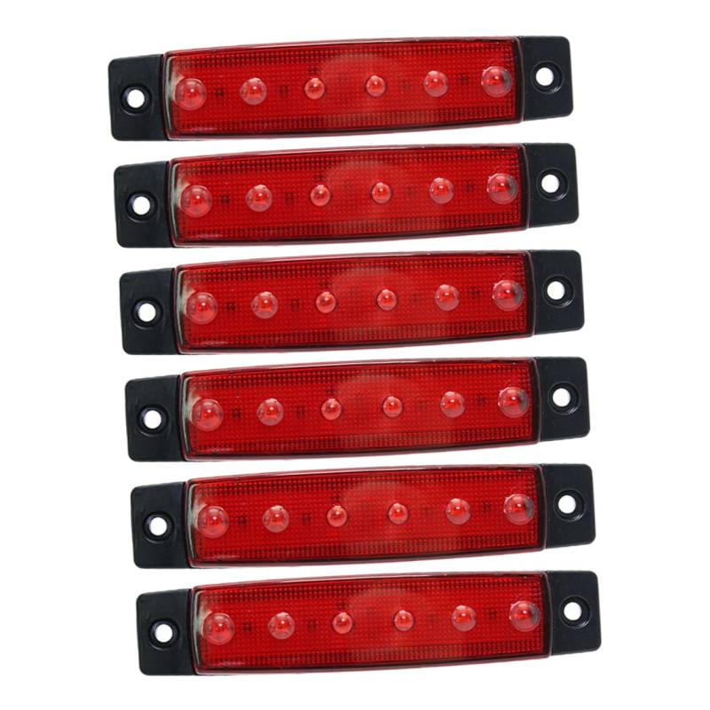 Toyvian 6 Stück 6 Wasserdichte Bootsbeleuchtung Navigationslichter Für Boote Schiff Boot Marine Bootsnavigation Led-lichtleisten Für Den Bootsinnenraum Marine Navigationslicht Blau Abs Rot von Toyvian