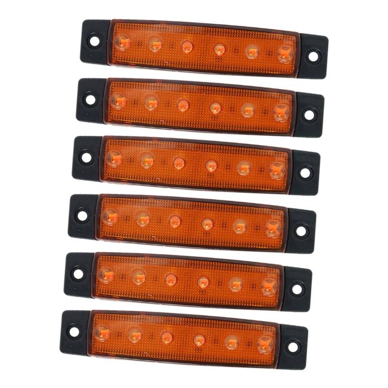 Toyvian 6 Stück 6 Wasserdichte Bootslichter LED Select Pontonbootlichter Bootsinnenbeleuchtung Marinebootlichter Höflichkeitsboot Navigationslicht Segelboot Decklampen Boote Yachtlicht von Toyvian