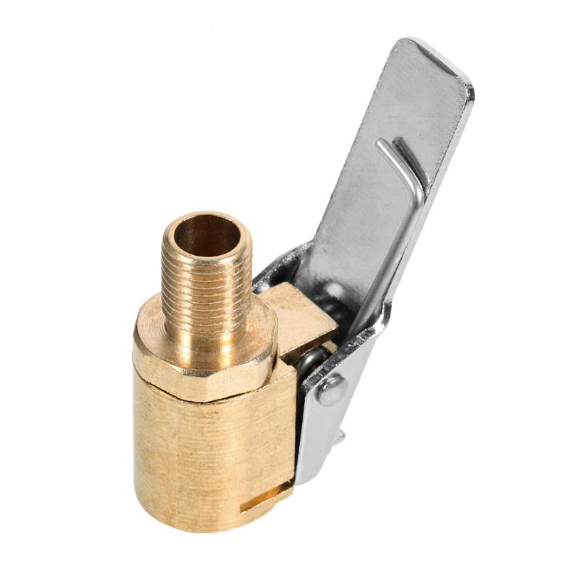 Toyvian Auto Reifen Luftpumpen Adapter Kupferdüsenadapter Für Reifenventile Clip Ventil Für Motorräder Und Autos Werkzeug Zum Aufpumpen Und Langlebig von Toyvian