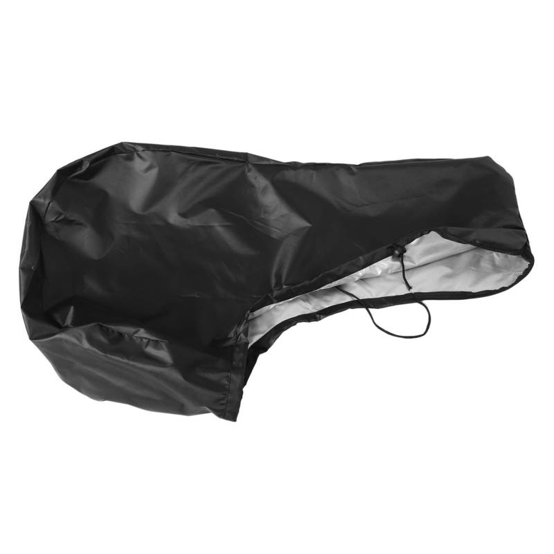 Toyvian Bootsseitige Schutzhülle Verdickte Außenbordmotorabdeckung Motorabdeckung Für Schnellboote Vollschutz Für Bootsmotoren Motorschutzabdeckung Motoryachtabdeckung Black Polyester von Toyvian