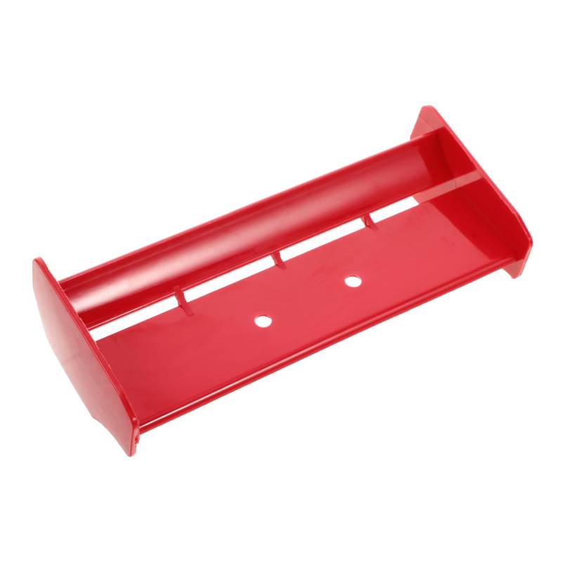 Toyvian Mini-modellauto-spoilerflügel Teil Trimmen Dekoration Für Zubehör Rennfahrer Simulation Klein Simulieren Auto-heckflügelspoiler Wettrennen Außen Plastik Rot von Toyvian