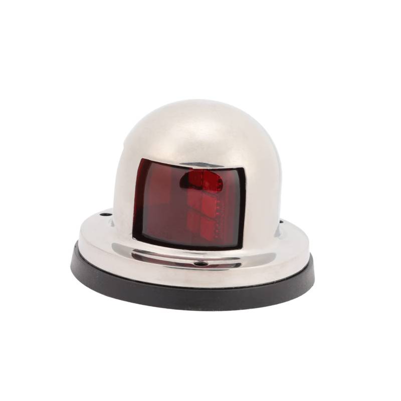 Toyvian Navigationslichter LED Boot Light Bow and Stern Light LED Signal Light for Boats Schiffsnavigationslampe Schiffslichter Bootszubehör Lichter für Pontonboote Rostfreier Stahl Silver von Toyvian
