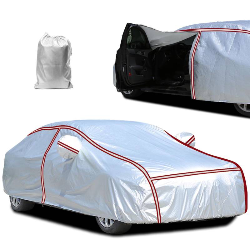 Autohülle Wasserdicht für Volvo S60(2000-2010), Allwetter Staubdicht Schneedicht UV-Schutz Wetterfeste Autoplane Autoabdeckung von TqaSer