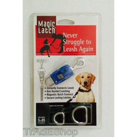tradeshoptraesio- Stopper Leine Anschluss Halsband magnetisch Magische Hund Gehstock Magic Latch von TrAdE shop Traesio®