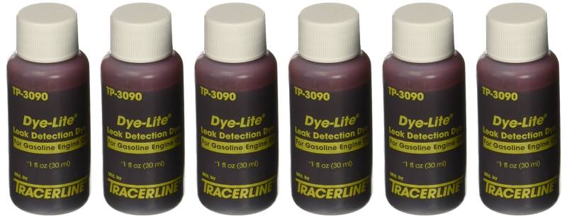 Tracer Motorölfarbe, 1 Packung, 28 ml, 6 Stöck, Benzin-Motorölfarbe von TRACER
