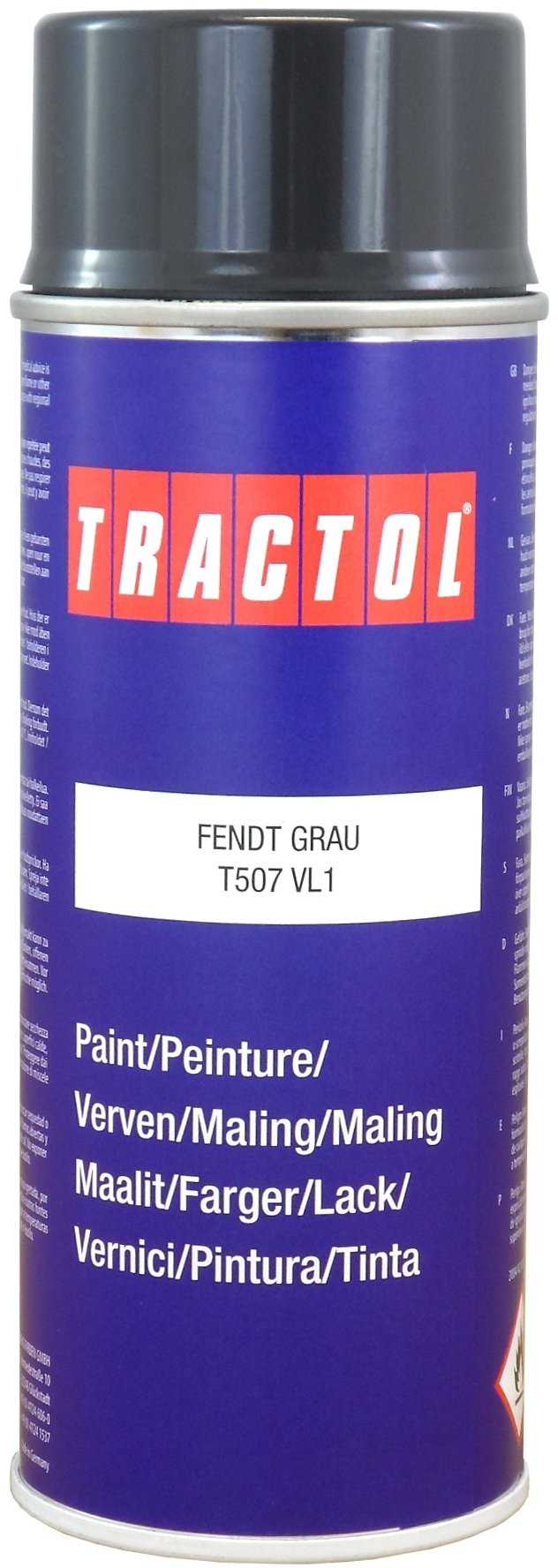 Tractol Fendt grau, Spray Lack, Schlepperlack Traktoren 400 ml von Tractol