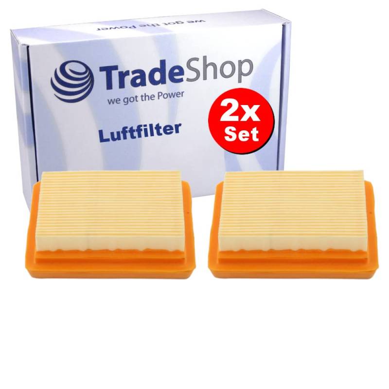 2x Trade-Shop Ersatz Luftfilter für Stihl FS310 FS350 FS380 FS400 FS450 FS480 FR350 FR450 FR480 FR480C BT120 BT120C BT121 BT121Z BT130 HT250 KM130 von Trade-Shop