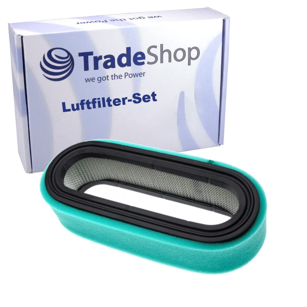 Trade-Shop Luftfilter-Set (Papier-Luftfilter + Schaumstoff-Luftfilter) für Briggs & Stratton 40A700 42A700 400700 422700 460700 401700 402700 von Trade-Shop