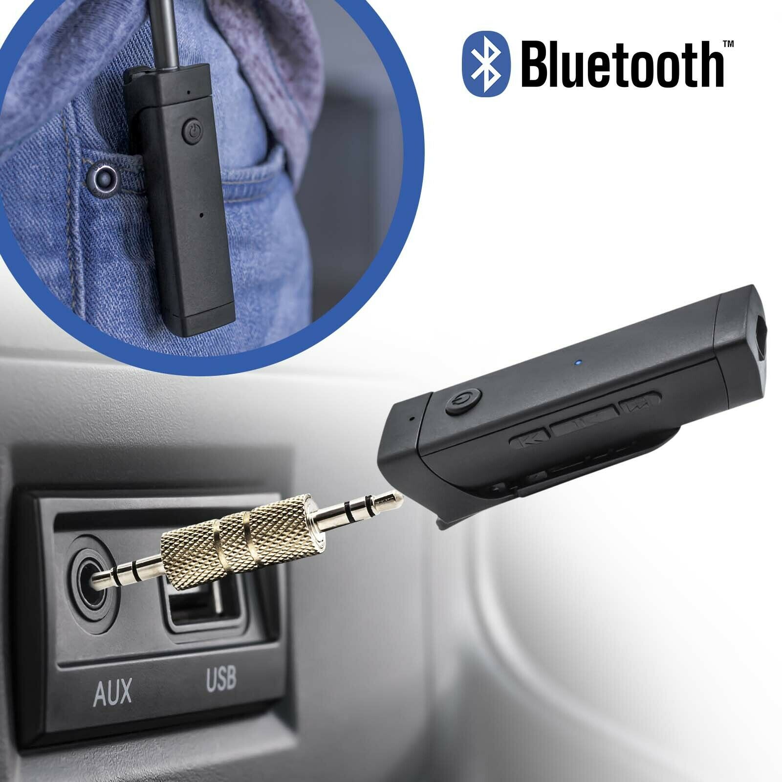BLUETOOTH Musik Stream Interface FREISPRECHEN AUX Klinke MP3 für viele Fahrzeuge BLUETOOTH Musik Stream Interface FREISPRECHEN AUX Klinke MP3 für viele Fahrzeuge von Tradefox GmbH