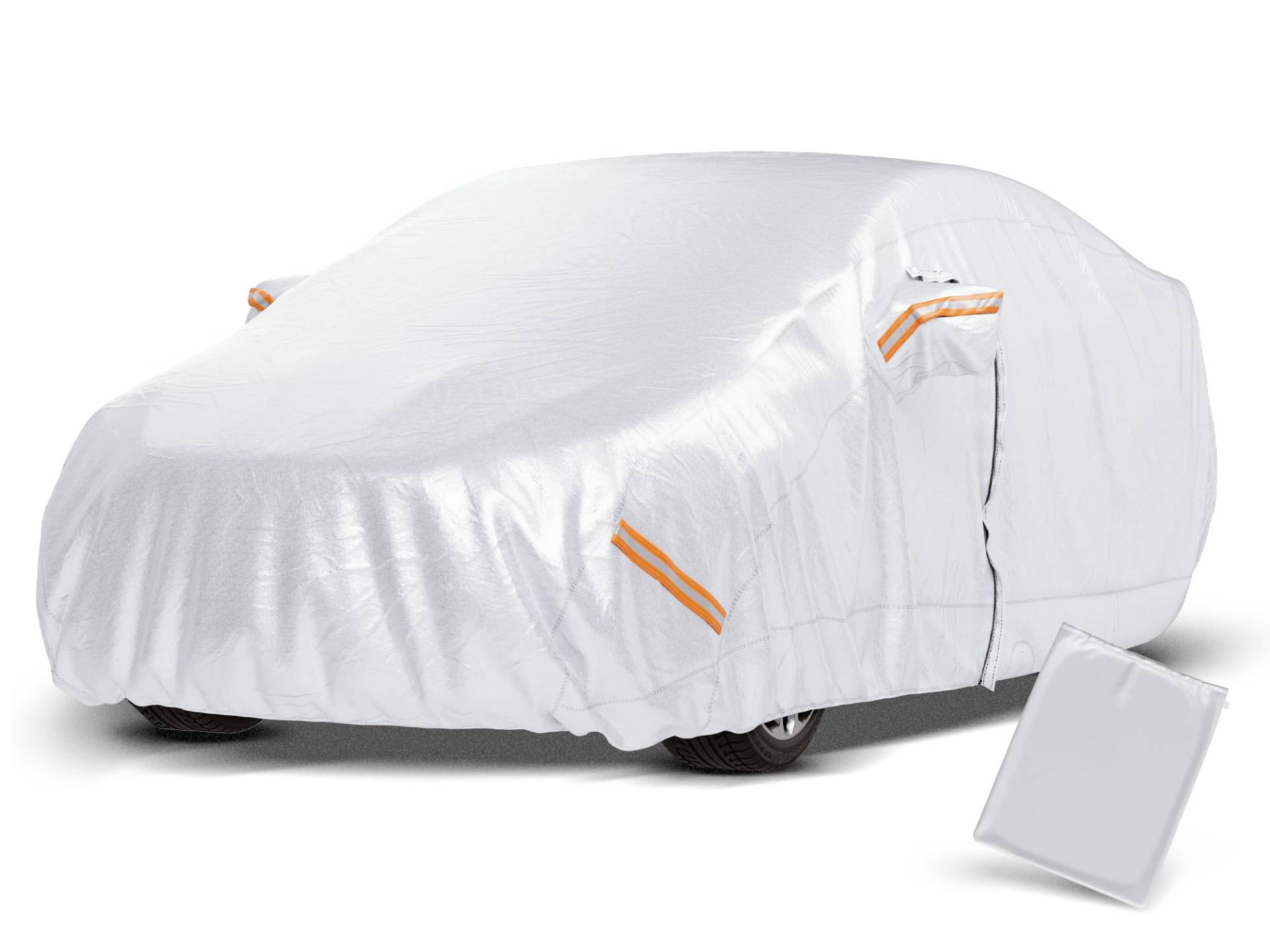 Trader Josch Autoabdeckung (530 x 200 x 150 cm) - Universal Auto Abdeckplane Winddicht, wasserdicht & staubdicht - Autogarage Abdeckung Winter - Autoplane von Trader Josch