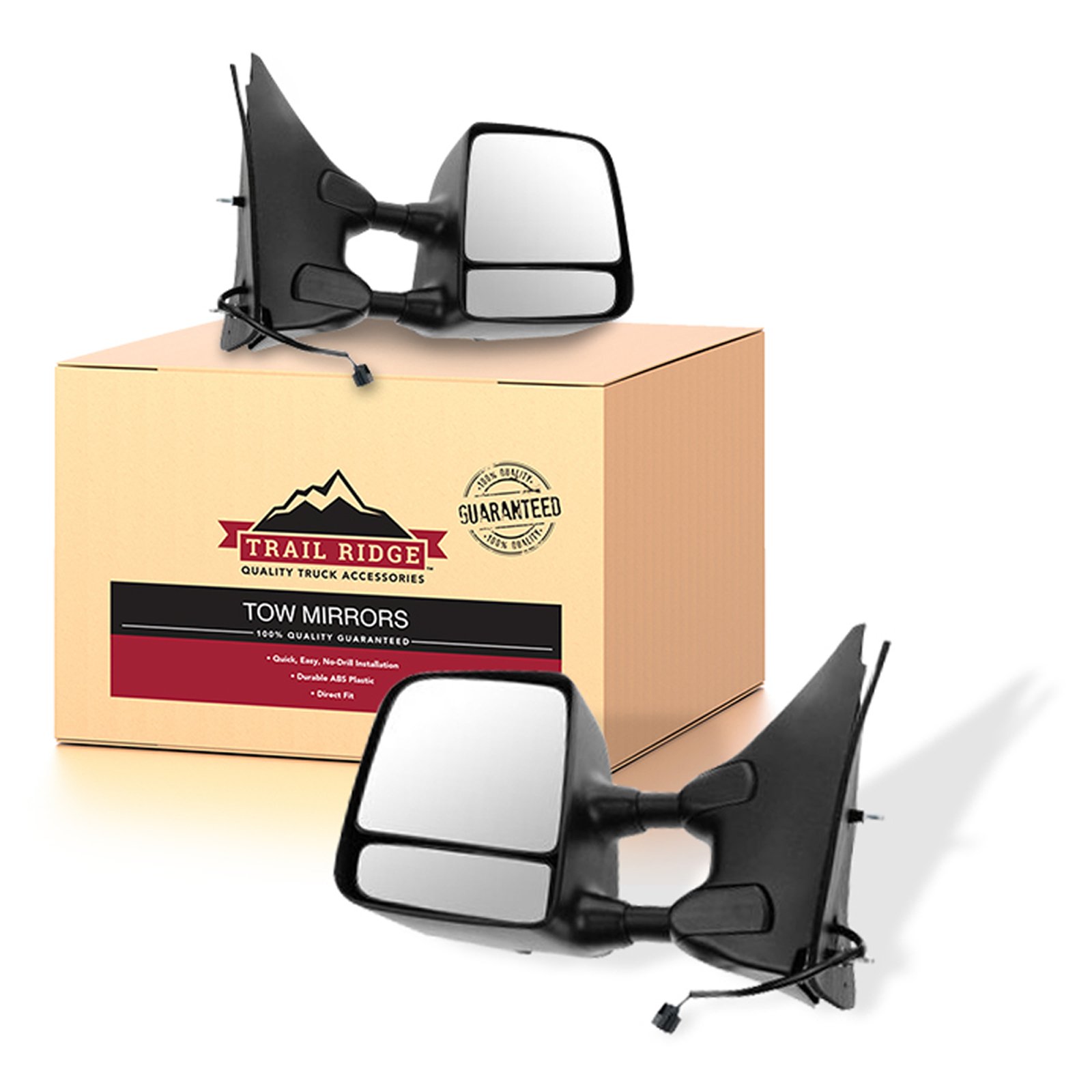 Trail Ridge Tow Spiegel Power schwarz strukturiert Chrom Paar Set Für Nissan Suzuki Trail Ridge Tow Spiegel Power schwarz strukturiert Chrom Paar Set Für Nissan Suzuki von Trail Ridge
