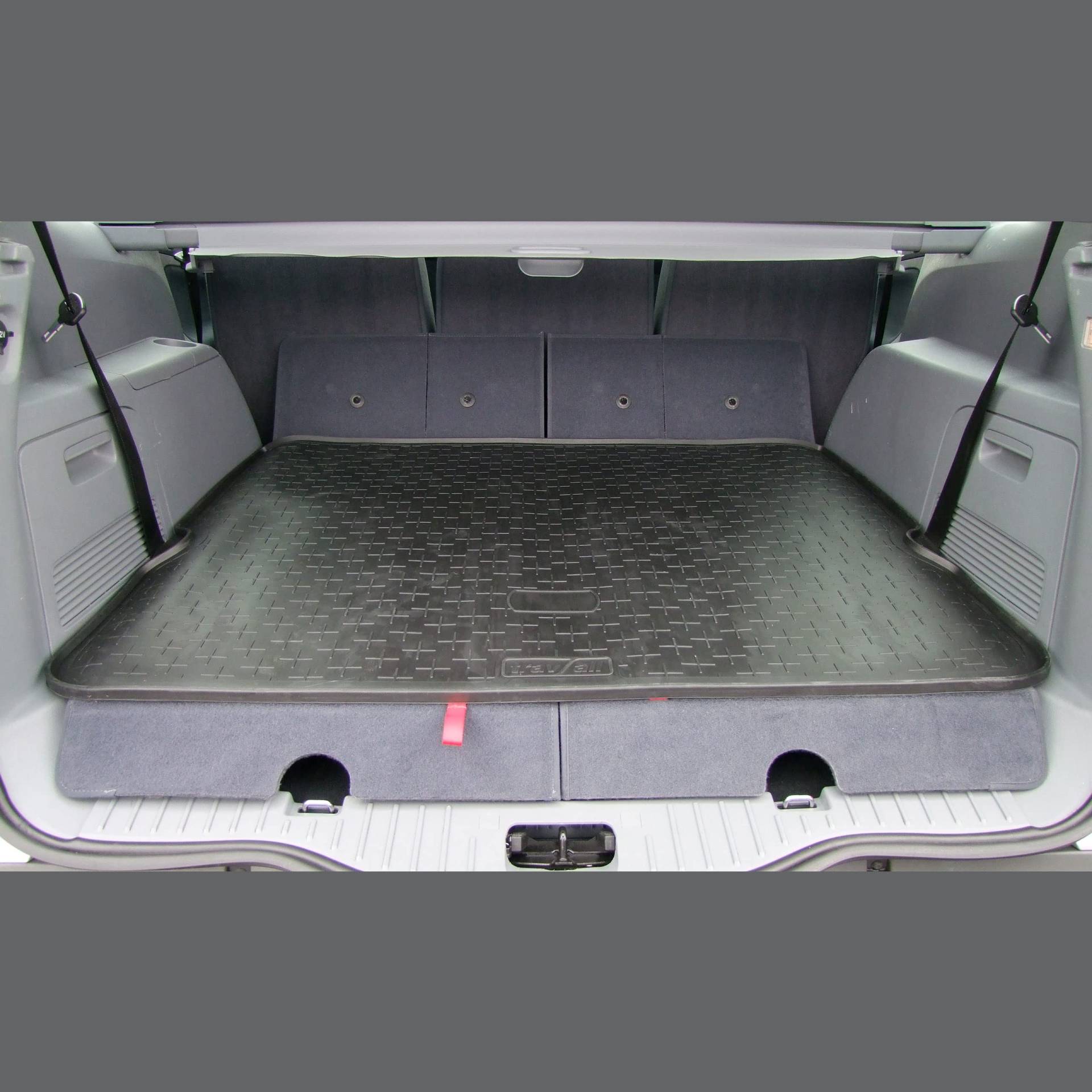 Travall CargoMat Liner Kofferraumwanne Kompatibel Mit Ford S-Max 7 Sitzen (2006-2015) TBM1016 - Maßgeschneiderte Gepäckraumeinlage mit Anti-Rutsch-Beschichtung von Travall
