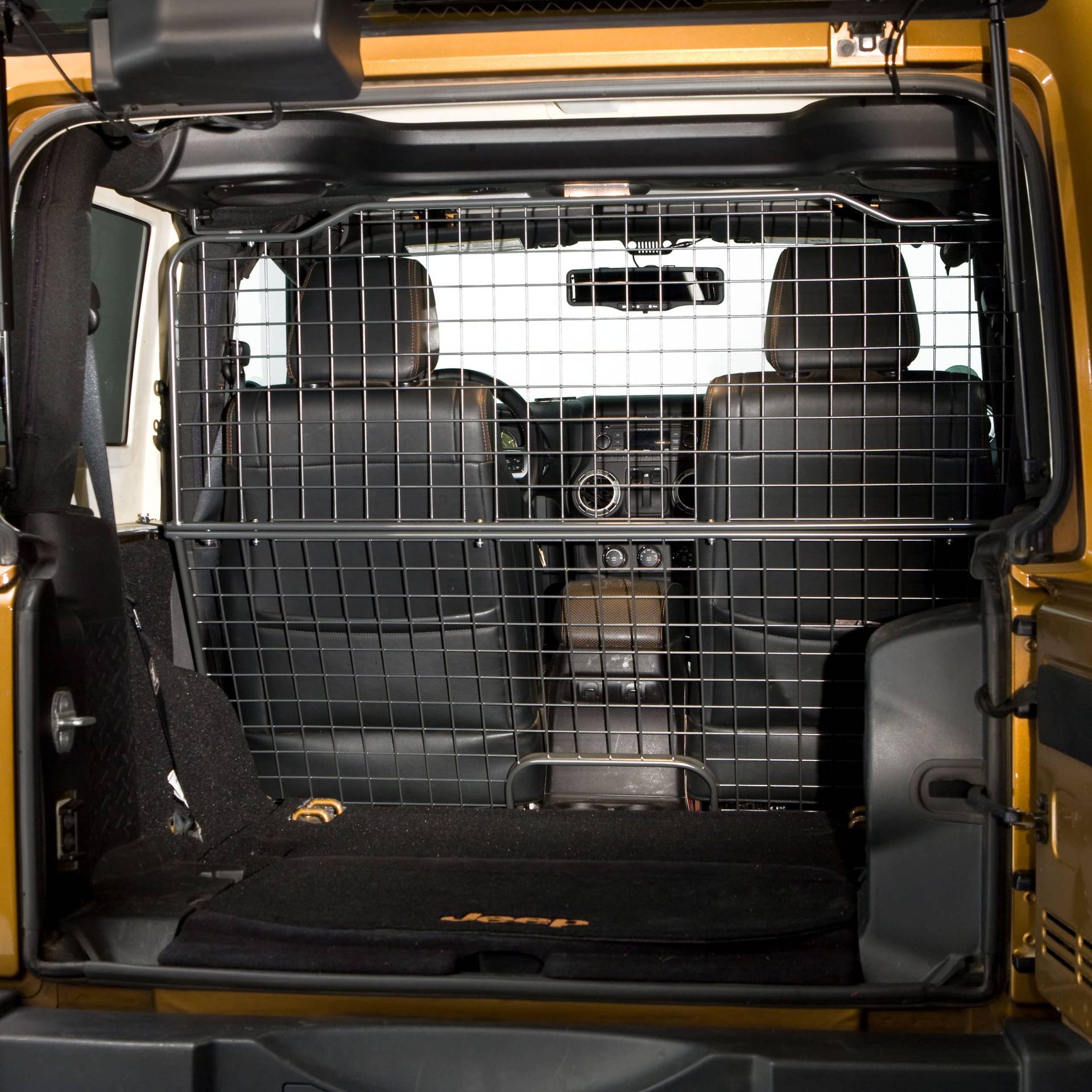 Travall Guard Hundegitter Kompatibel Mit Jeep Wrangler JK (2011-2018) TDG1373 - Maßgeschneidertes Trenngitter in Original Qualität von Travall
