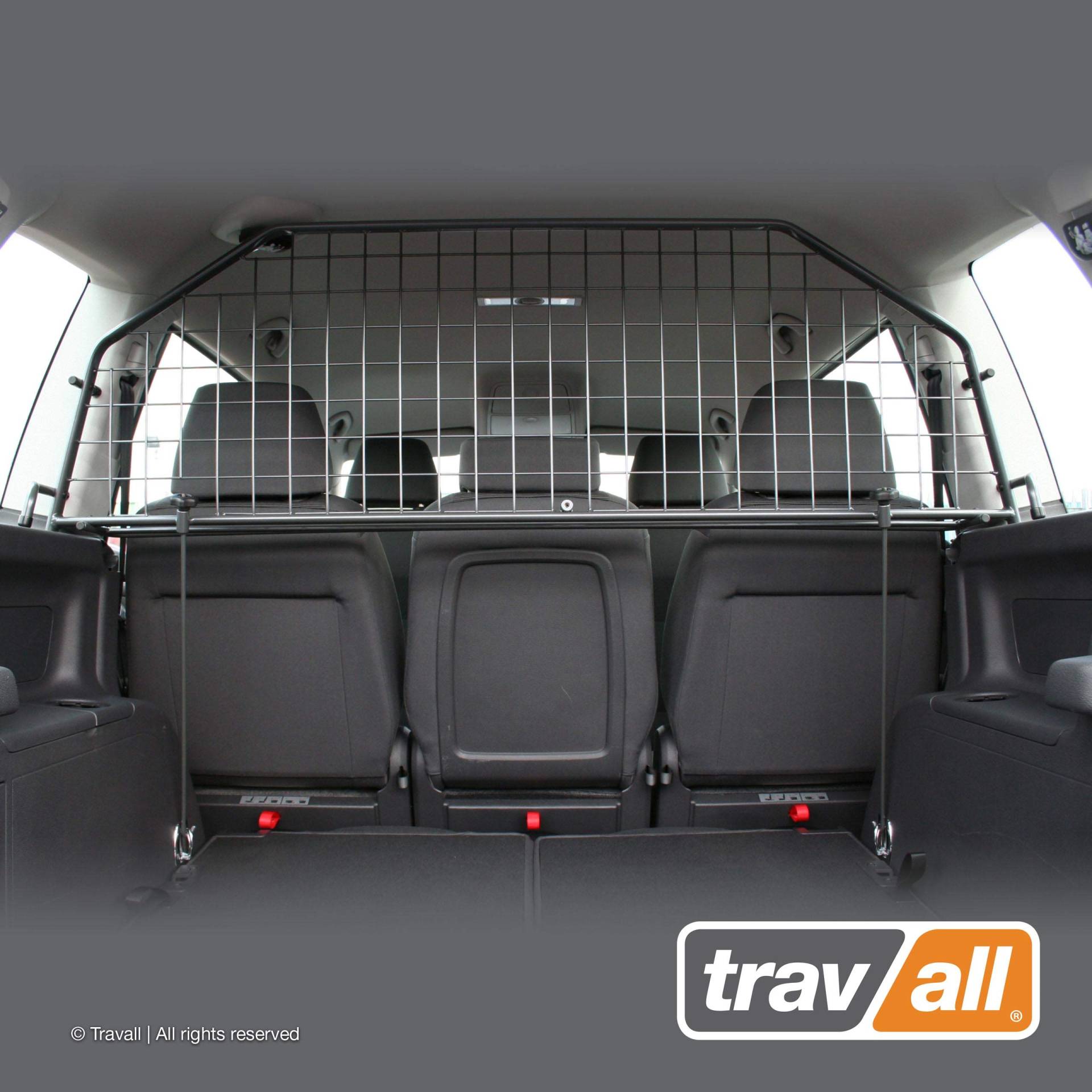 Travall Guard Hundegitter Kompatibel Mit Volkswagen Touran (2003-2015) TDG1297 - Maßgeschneidertes Trenngitter in Original Qualität von Travall