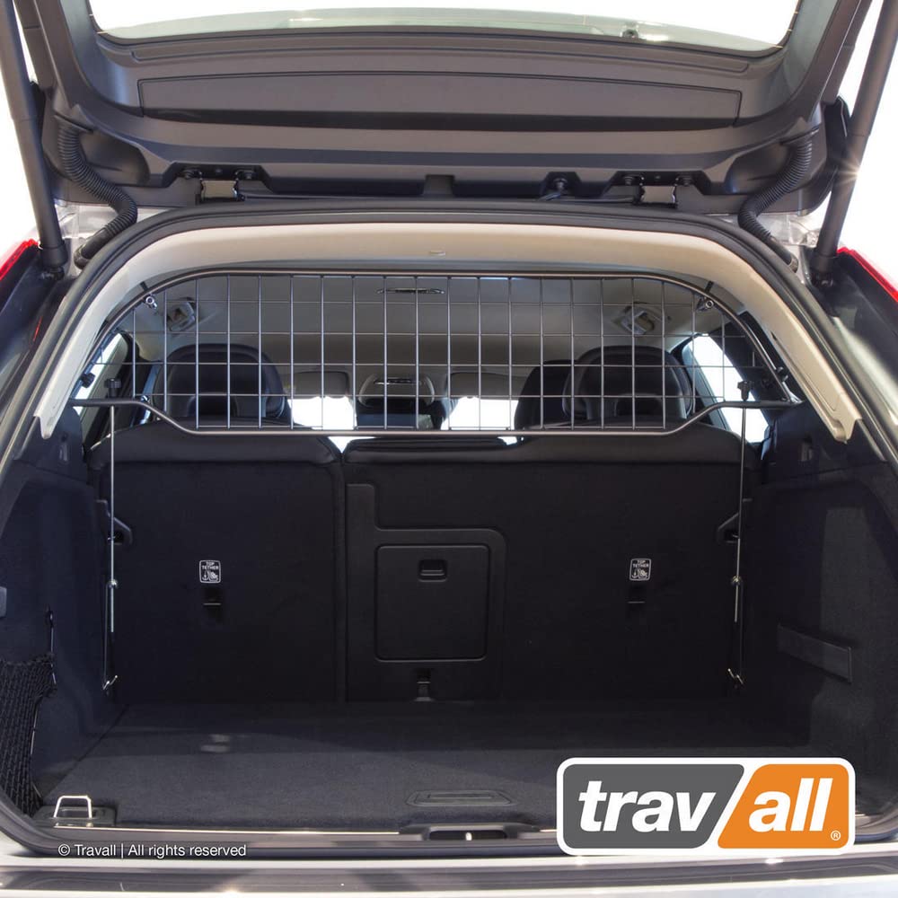 Travall Guard Hundegitter Kompatibel Mit Volvo XC60 (Ab 2017) TDG1566 - Maßgeschneidertes Trenngitter in Original Qualität von Travall