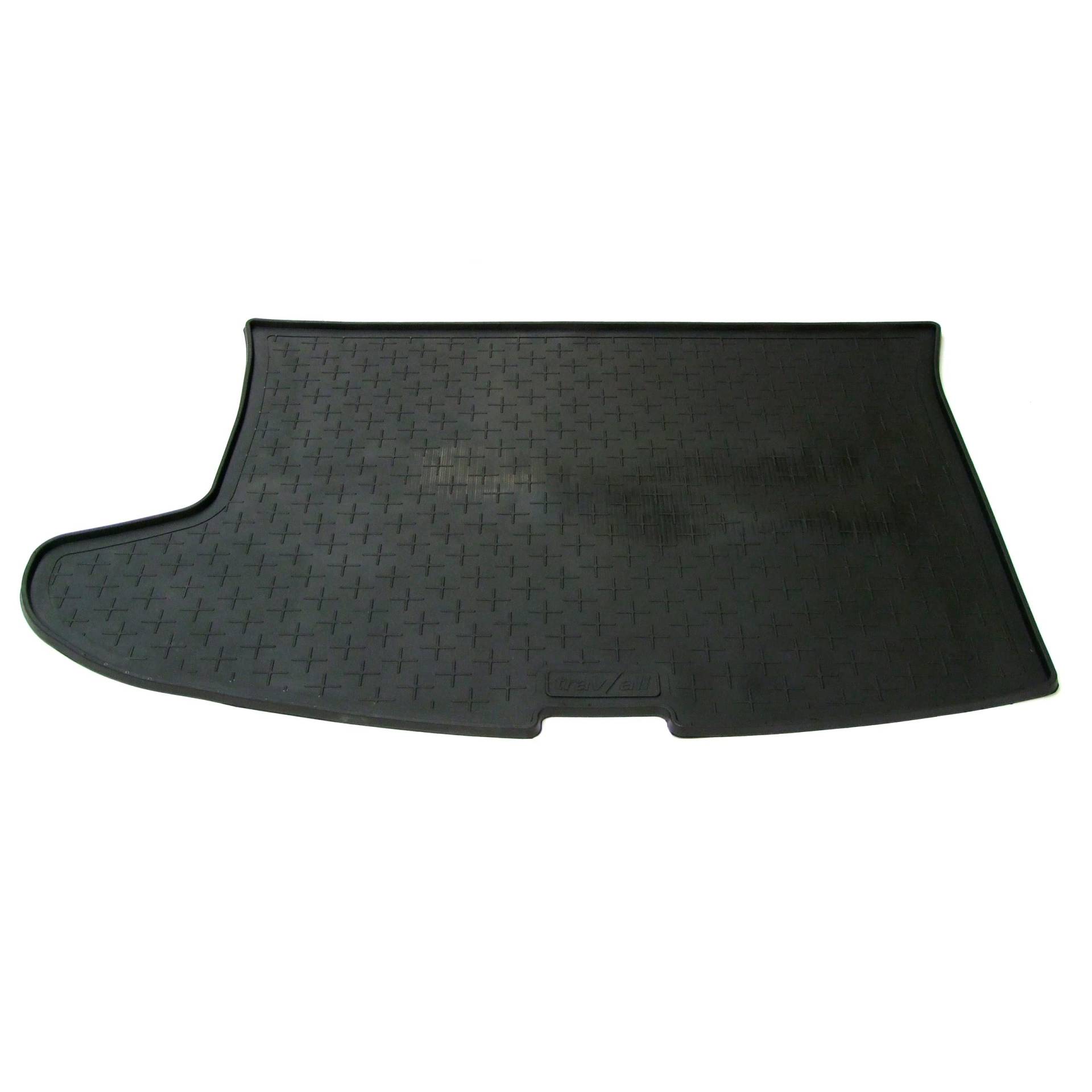 Travall Kofferraummatte Kompatibel mit Jeep Compass (2006-2011) Autospezifischer Kofferraumwanne Hundefreundlicher Kofferraumschutz wasserdichte Schwarze Gummi-Allwettermatten von Travall