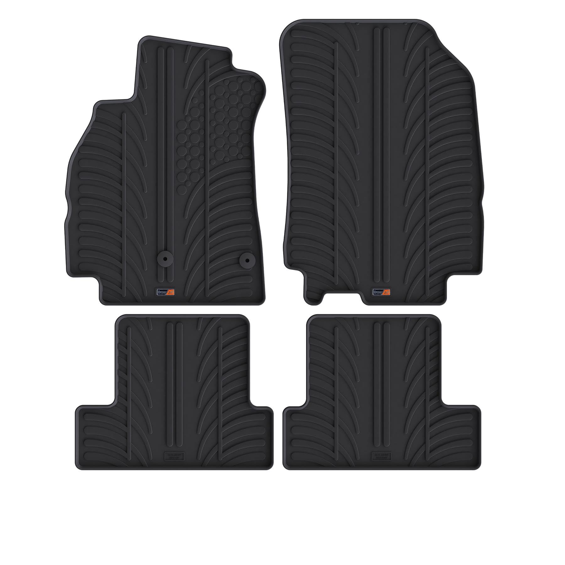 Travall Auto Gummimatten (4er Set) kompatibel mit Megane Coupe (2008-2016) (4 Stücke) - Strapazierfähige Robuste Premium Auto Fußmatten Schwarz Pflegeleichte Gummifußmatten Travall Auto Gummimatten (4er Set) kompatibel mit Megane Coupe (2008-2016) (4 Stücke) - Strapazierfähige Robuste Premium Auto Fußmatten Schwarz Pflegeleichte Gummifußmatten von Travall