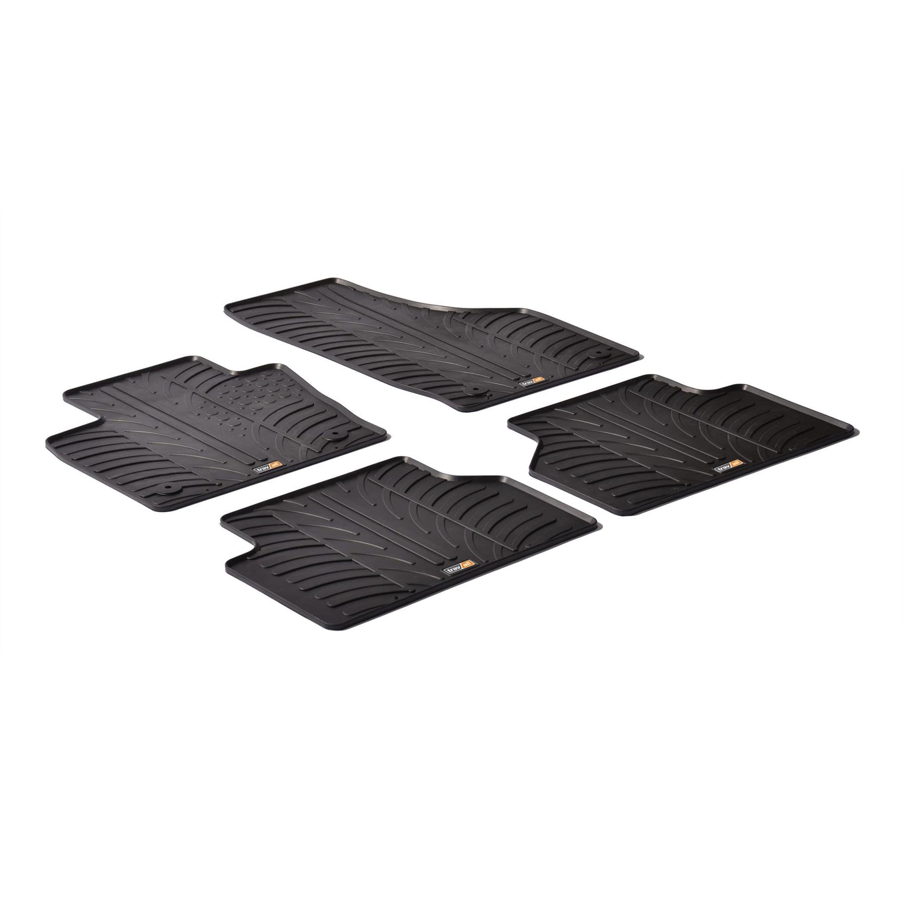 Travall Auto Gummimatten (4er Set) kompatibel mit Audi Q3 (2011-2018) Rs Q3 (2013-2018)(4 Stücke) - Strapazierfähige Robuste Premium Auto Fußmatten Schwarz Pflegeleichte Gummifußmatten Travall Auto Gummimatten (4er Set) kompatibel mit Audi Q3 (2011-2018) Rs Q3 (2013-2018)(4 Stücke) - Strapazierfähige Robuste Premium Auto Fußmatten Schwarz Pflegeleichte Gummifußmatten von Travall