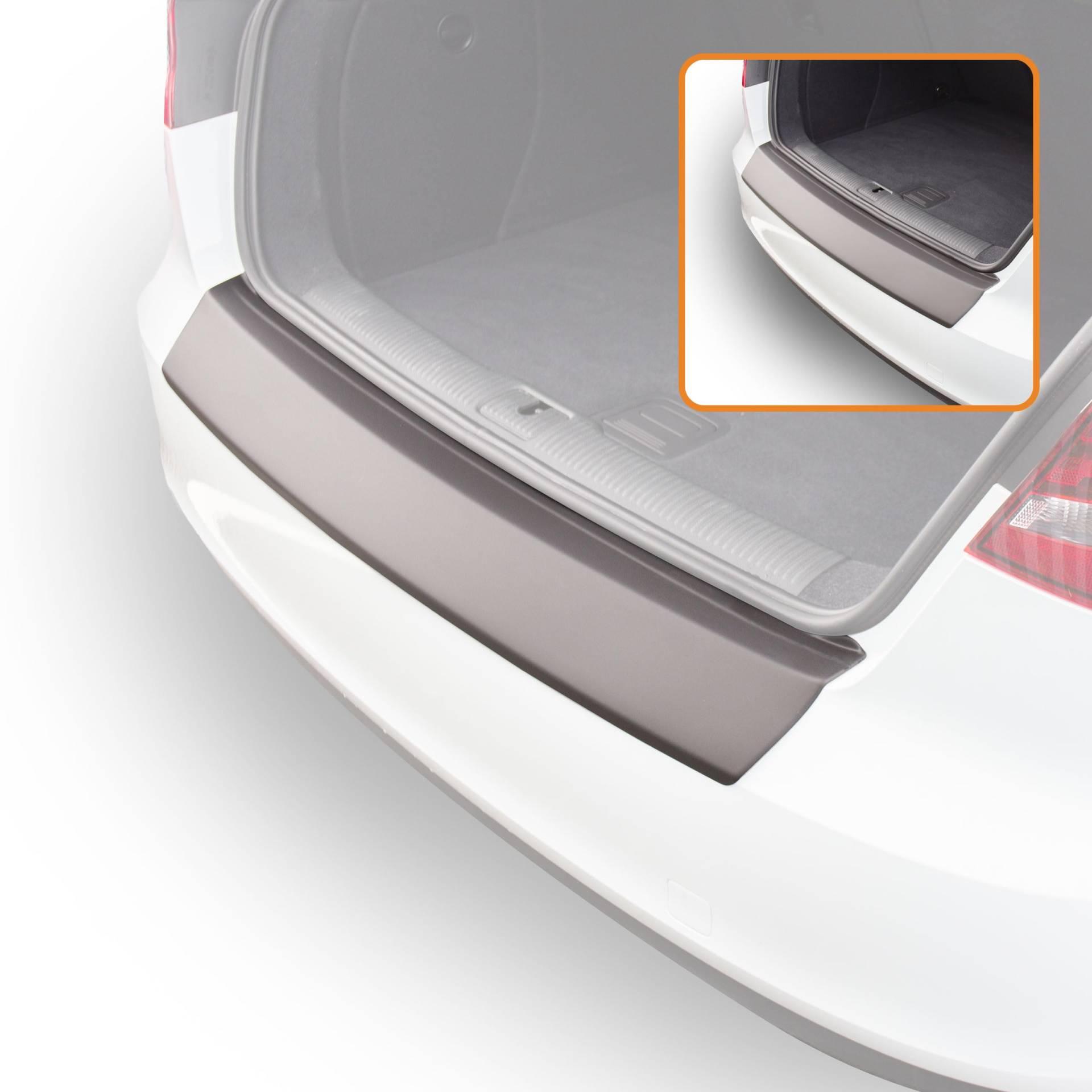 Travall Protector Stoßstangenschutz Kompatibel Mit Audi A3 Sportback 2012-2020 TBP1051P – Maßgeschneiderter Ladekantenschutz aus Hochwertigem ABS-Kunststoff von Travall