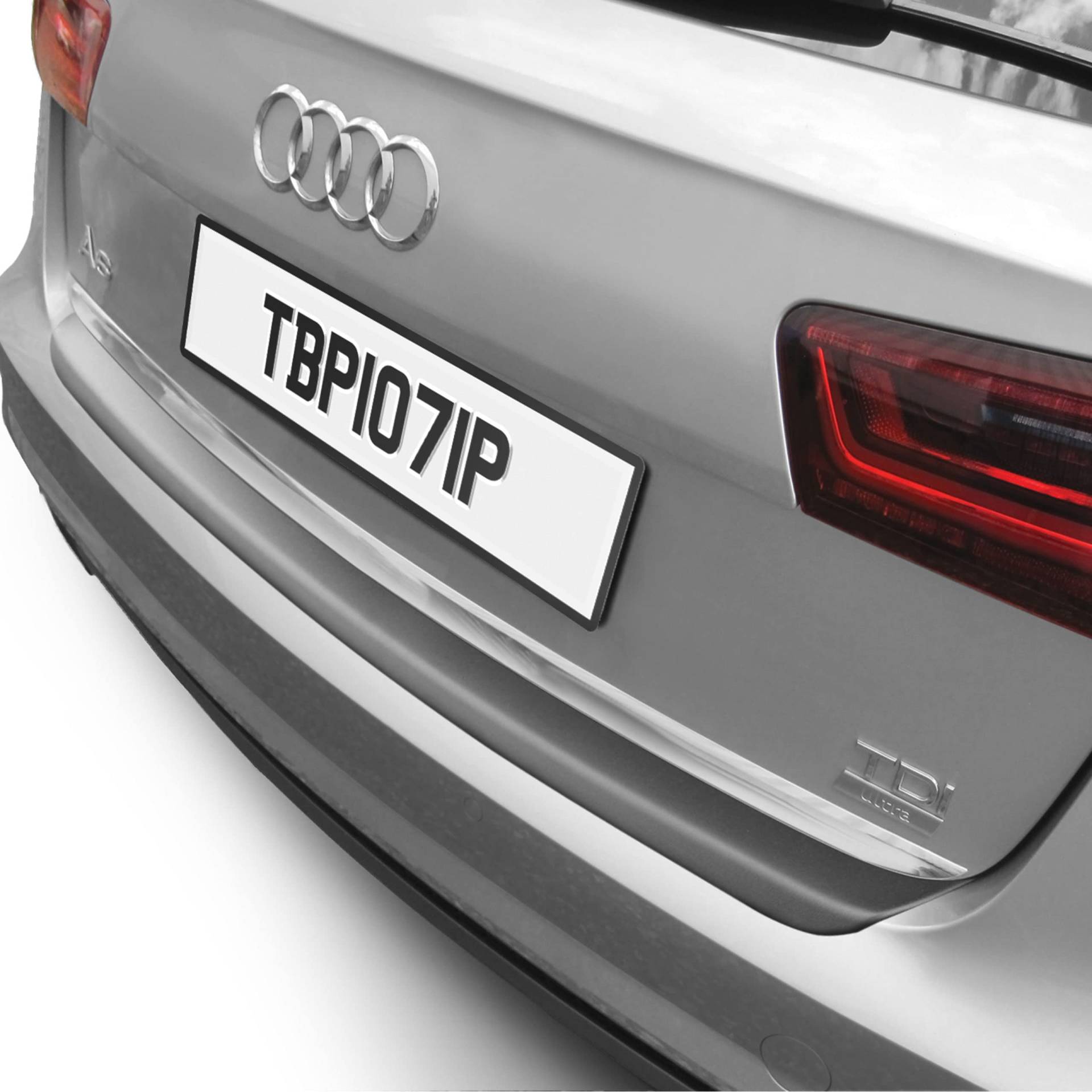 Travall Protector Stoßstangenschutz Kompatibel Mit Audi A6 Avant 2015-2018 TBP1071P – Maßgeschneiderter Ladekantenschutz aus Hochwertigem ABS-Kunststoff von Travall