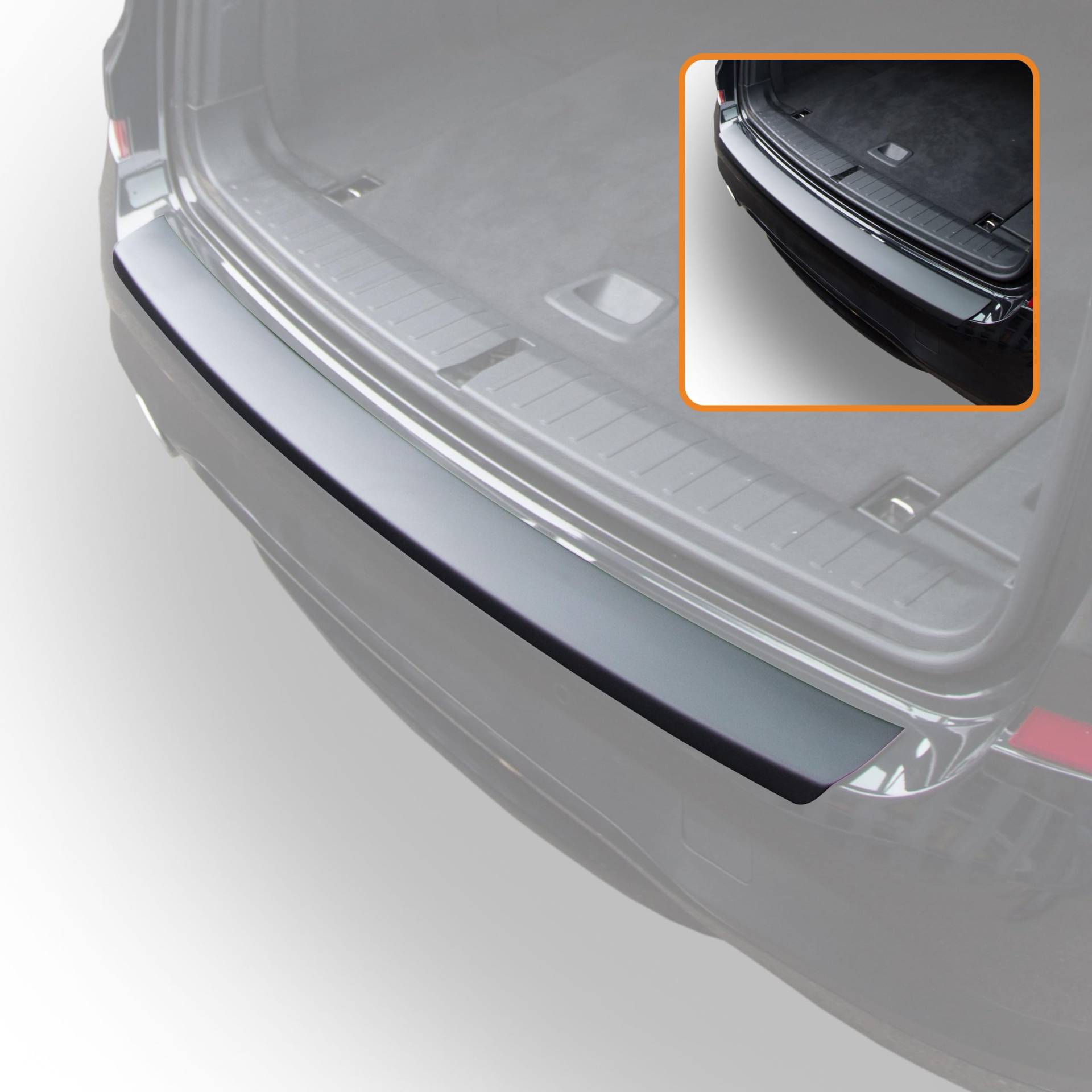 Travall Protector Stoßstangenschutz Kompatibel Mit BMW X3 2014-2017 TBP1053P – Maßgeschneiderter Ladekantenschutz aus Hochwertigem ABS-Kunststoff von Travall