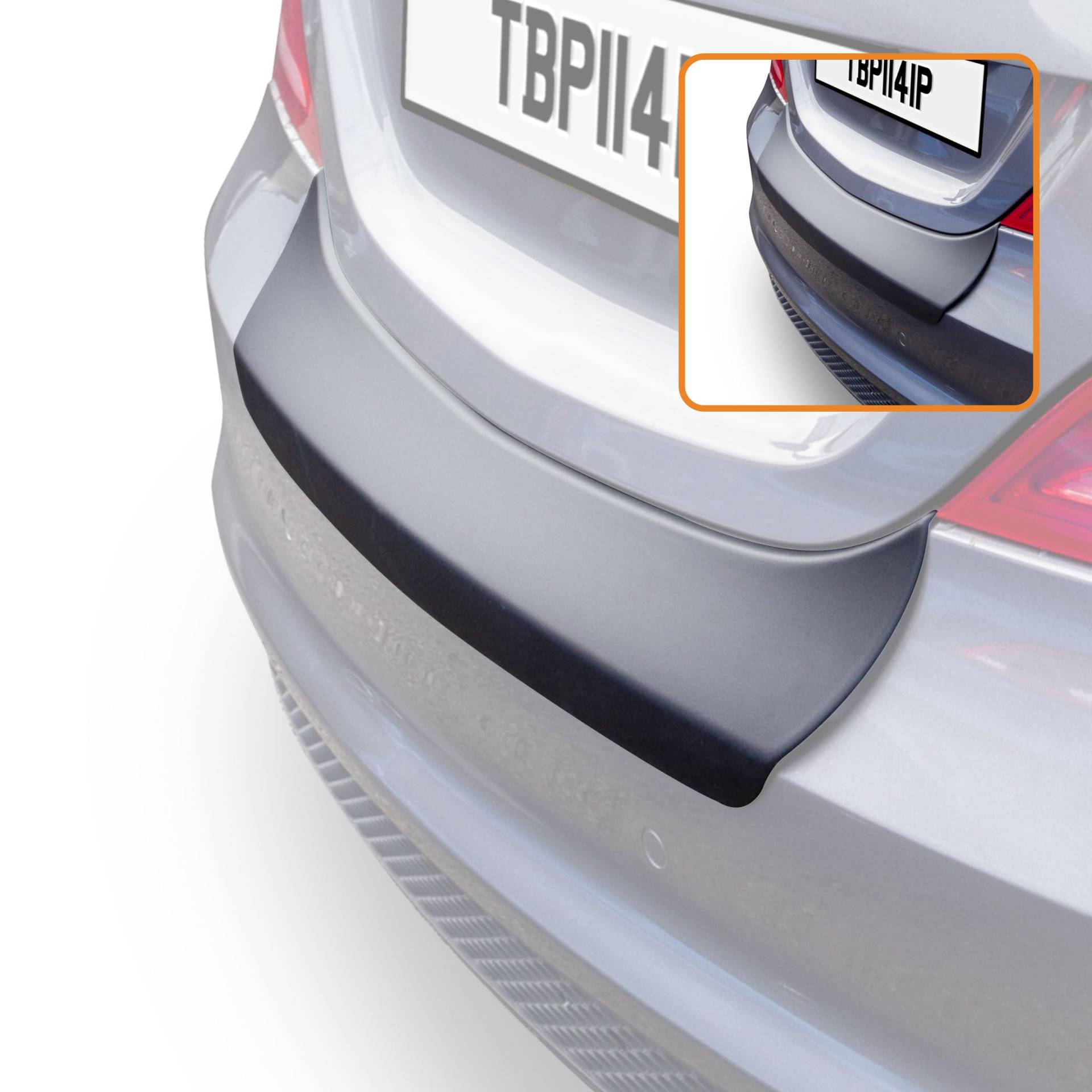 Travall Protector Stoßstangenschutz Kompatibel Mit Mercedes-Benz CLA Shooting Brake 2015-2019 TBP1141P – Maßgeschneiderter Ladekantenschutz aus Hochwertigem ABS-Kunststoff von Travall