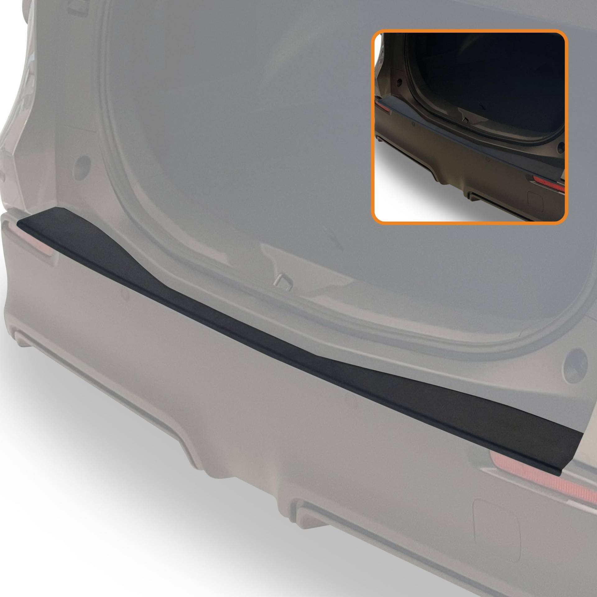 Travall Protector Stoßstangenschutz Kompatibel Mit Subaru Solterra/Toyota BZ4X (2022-Aktuell) TBP1234P – Maßgeschneiderter Ladekantenschutz aus Hochwertigem ABS-Kunststoff von Travall