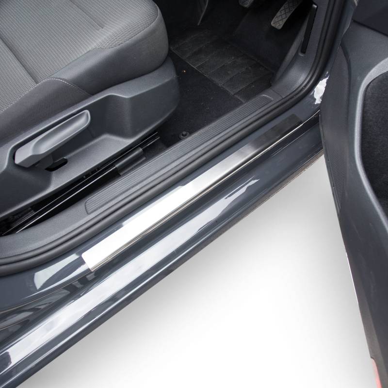 Travall SillGuards Türschweller Kompatibel Mit Volkswagen Golf 5 Türer Fließheck 2003-2012 TSG1034M – Maßgeschneiderte Einstiegsleisten aus Hochwertigem Edelstahl von Travall