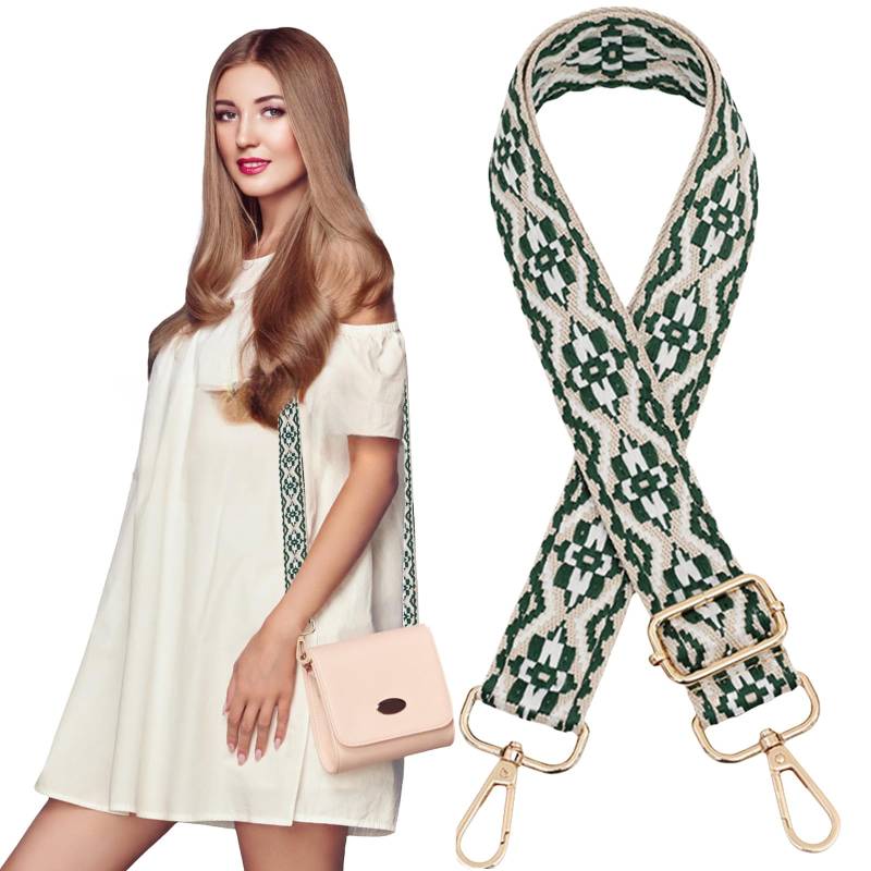 Taschengurte Zum Wechseln Schultergurt für Taschen Breit - 3.8cm Taschengurt Verstellbar 80-130cm Tragegurt für Schultertaschen 0535 von Traziewell