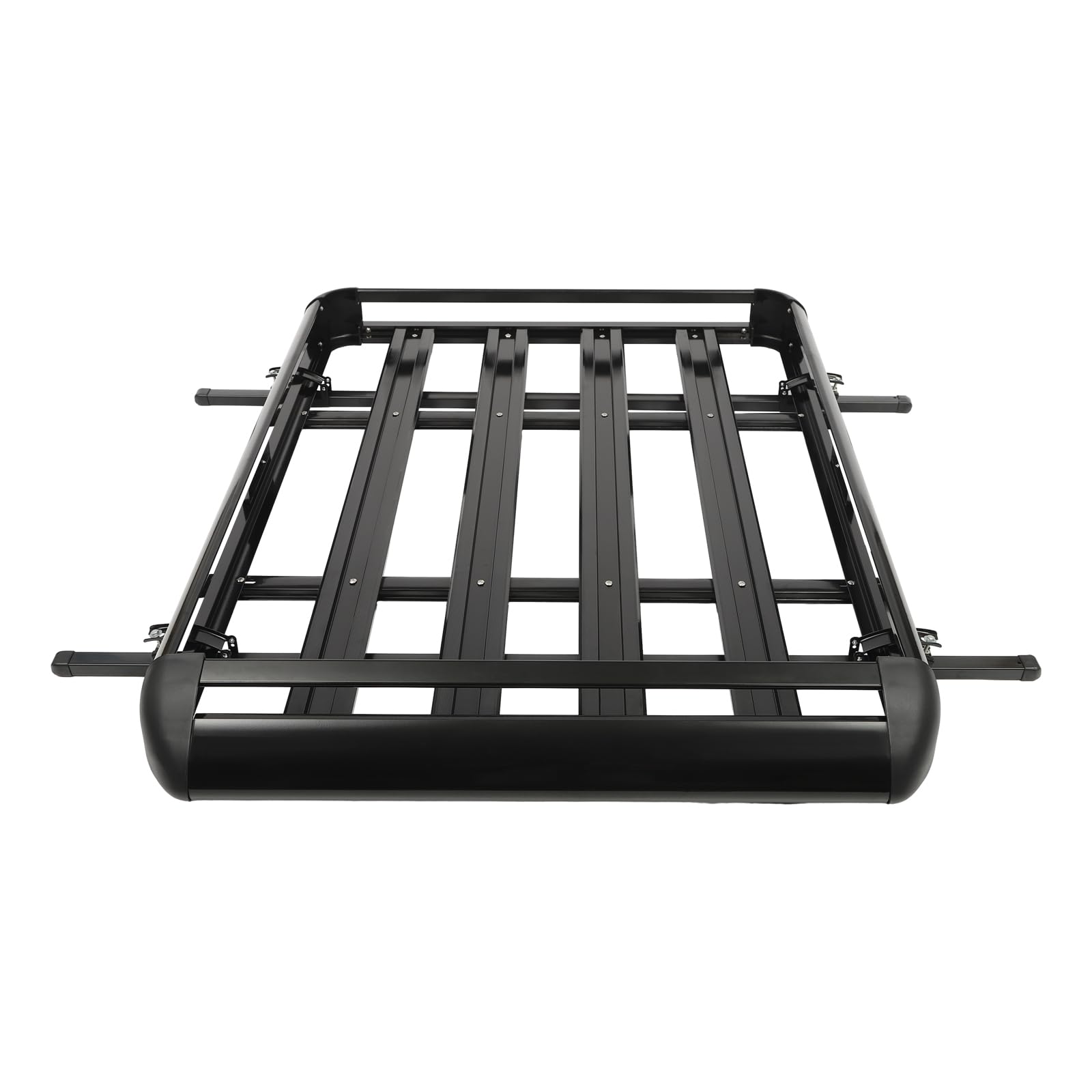 Aluminium Dachgepäckträger Korb, 160x100 cm Schwarz Dach Gepäckkorb Universal Dachträger für SUV-Modelle, bis 150kg belastbar Aluminium Dachgepäckträger Korb, 160x100 cm Schwarz Dach Gepäckkorb Universal Dachträger für SUV-Modelle, bis 150kg belastbar von Treeisland