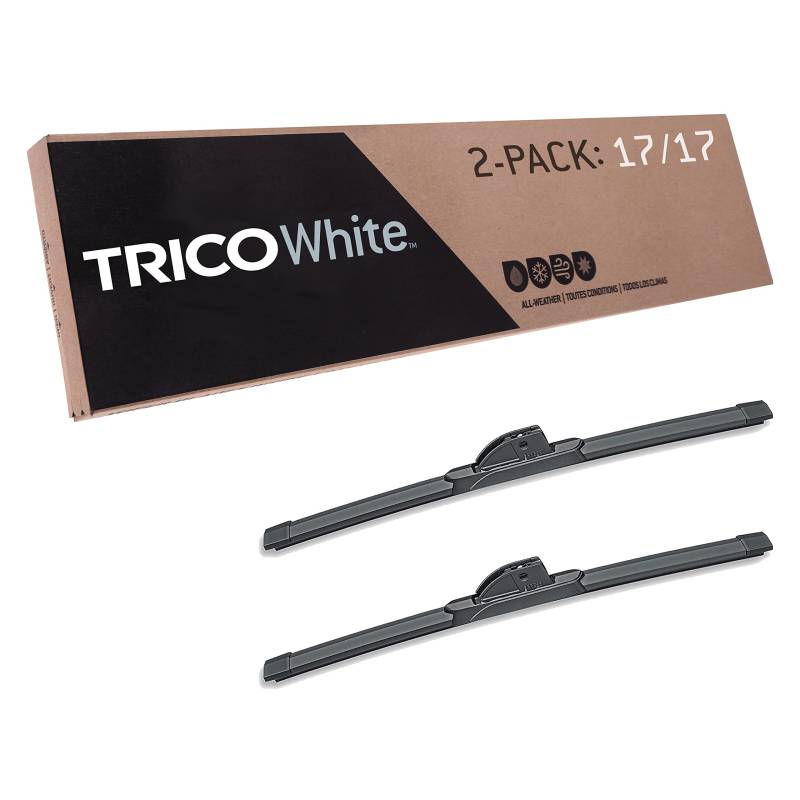 TRICO 35-1717 Ersatz-Scheibenwischerblätter für das Auto, 43,2 cm, Weiß, 2 Stück von Trico