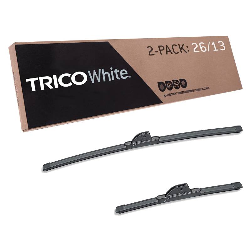 TRICO 35-2613 Ersatz-Scheibenwischerblätter für mein Auto (66 Zoll und 33 cm), Weiß, 2 Stück von Trico