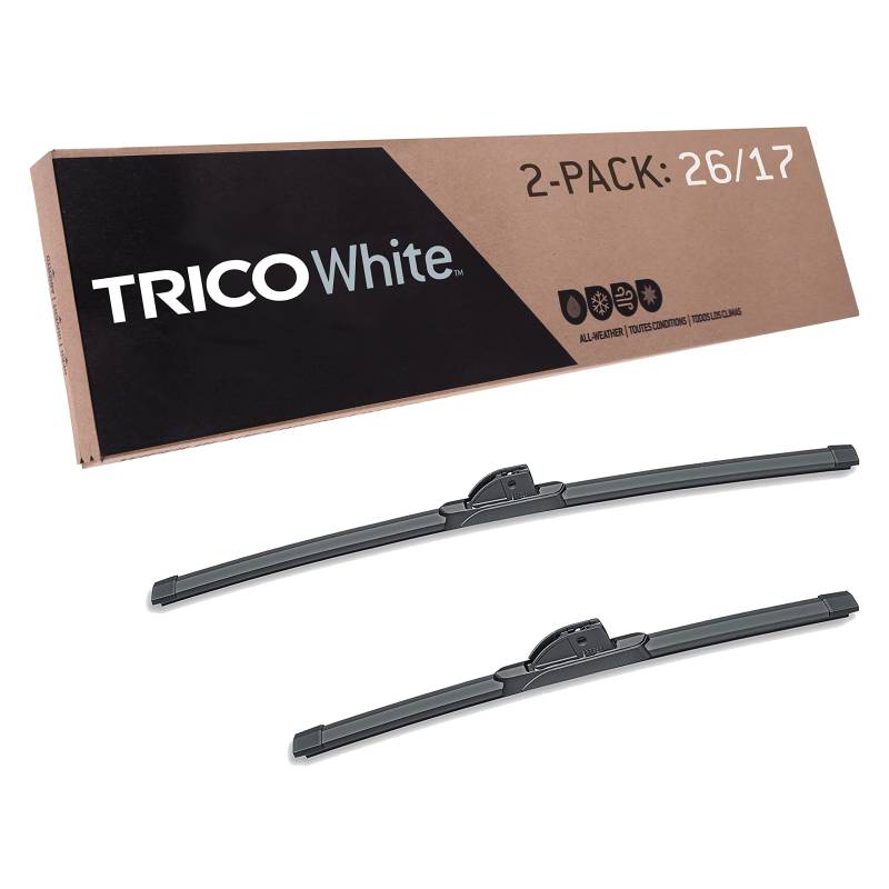 TRICO 35-2617 Ersatz-Scheibenwischerblätter für mein Auto (66 Zoll und 43,2 cm), Weiß, 2 Stück von Trico
