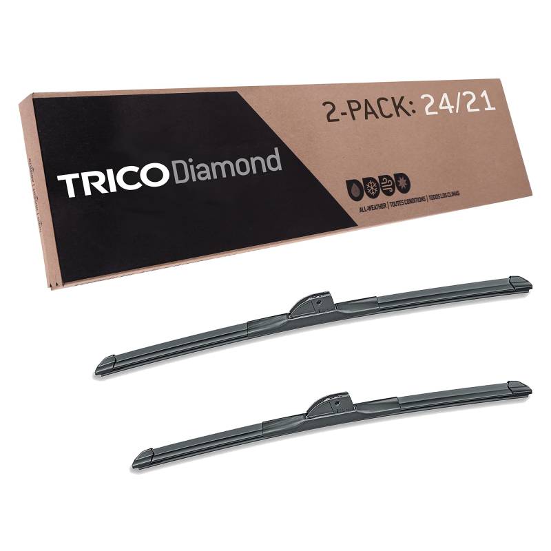 TRICO Diamond™ (25-2421) 24 Zoll & 21 Zoll 2 Stück Hochleistungs-Auto-Ersatz-Scheibenwischerblätter für My Car Super Premium Allwetter-Strahlblatt für ausgewählte Fahrzeugmodelle von Trico
