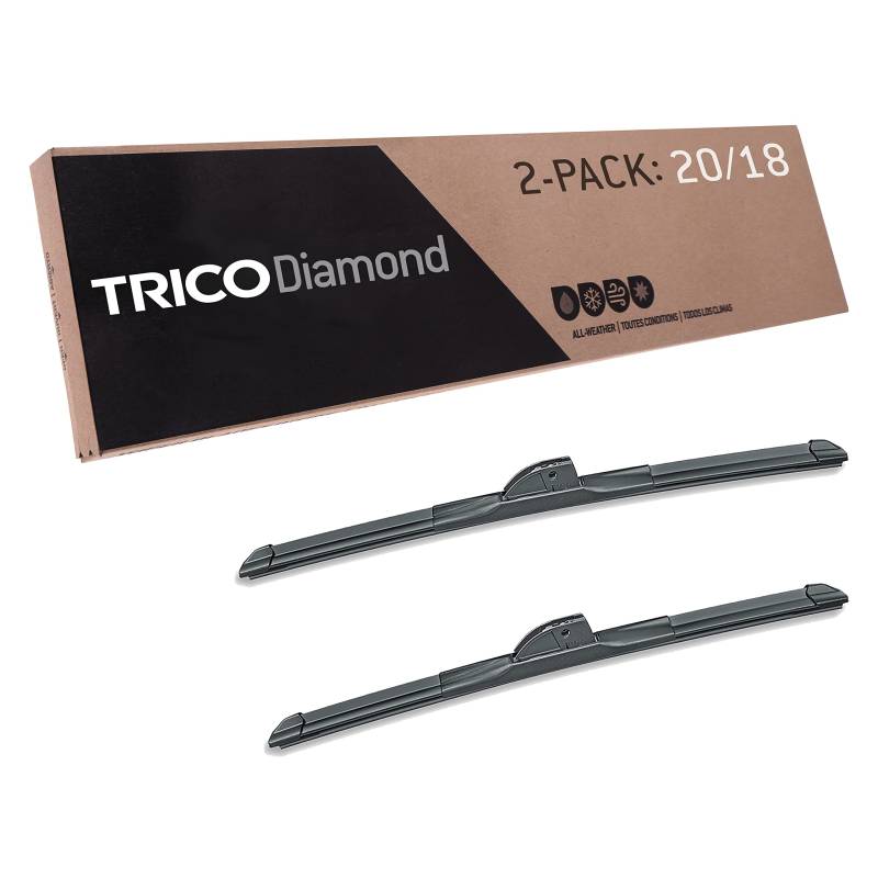 TRICO Platinum 25-2018 Ersatz-Scheibenwischerblätter für My Car (50,8 cm und 45,7 cm), 2 Stück von Trico