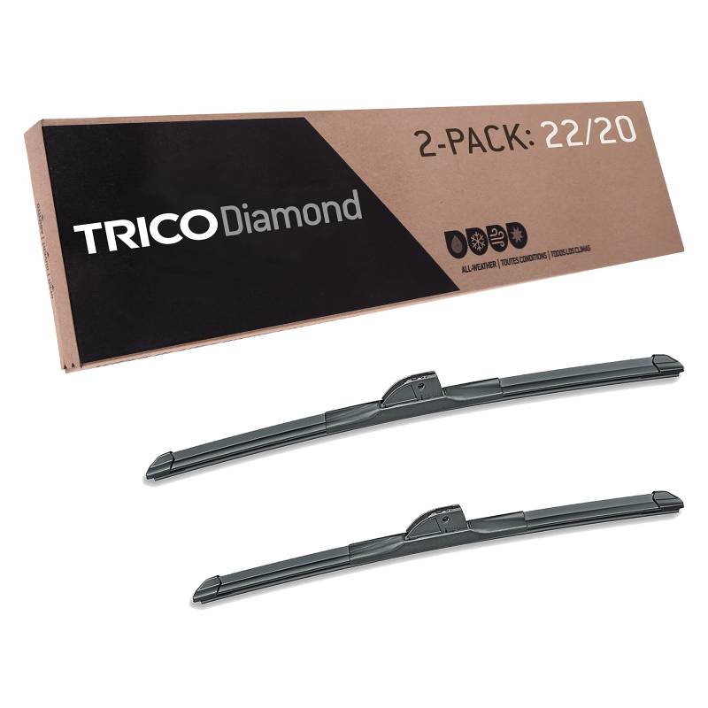 TRICO Platinum 25-2220 Scheibenwischerblätter für My Car (56 und 50,8 cm), 2 Stück von Trico