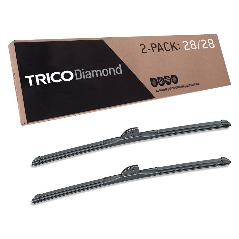 TRICO Platinum 25-28281 Hochleistungs-Auto-Ersatz-Scheibenwischerblätter für My Car (28 Zoll), 2 Stück von Trico