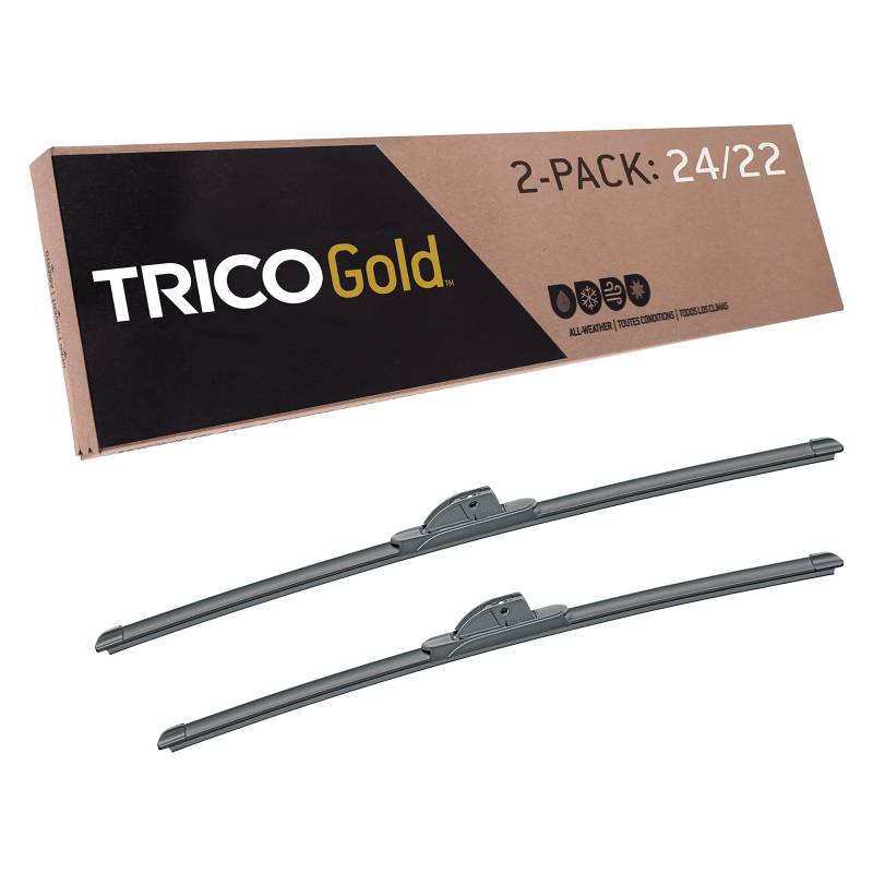 TRICO Gold 18-2422 Scheibenwischerblätter für My Car (61 und 56 Zoll), 2 Stück von Trico