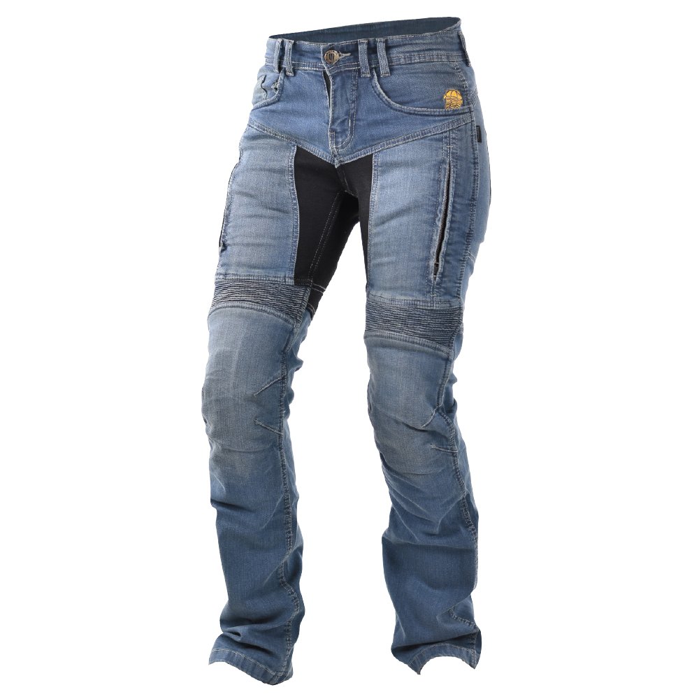 Trilobit Motorrad Damen Jeans,blau, 32L von Trilobite