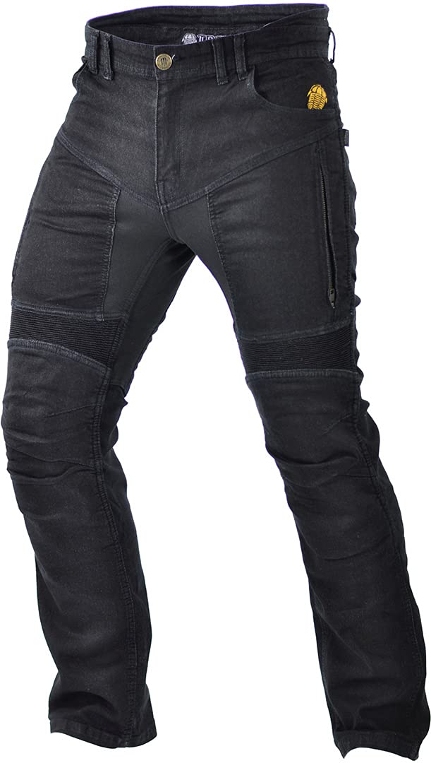 Trilobite Motorrad Herren Jeans Parado, Schwarz, Größe: 44 lange von Trilobite