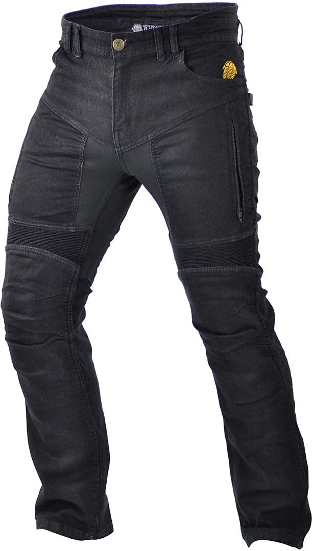 Trilobite Motorrad Herren Jeans Parado, schwarz Größe : 38 lange von Trilobite