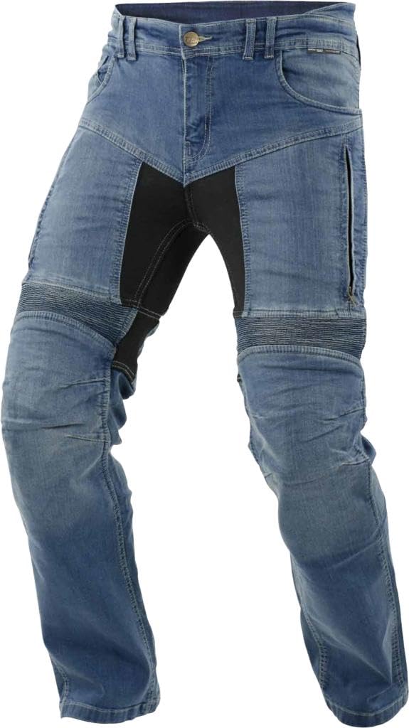 Trilobite Parado Doublelayer blau | Regular Fit CE AAA Herren Motorradjeans mit Tri-Stretcher Pro und Protektoren, 30/32 von Trilobite