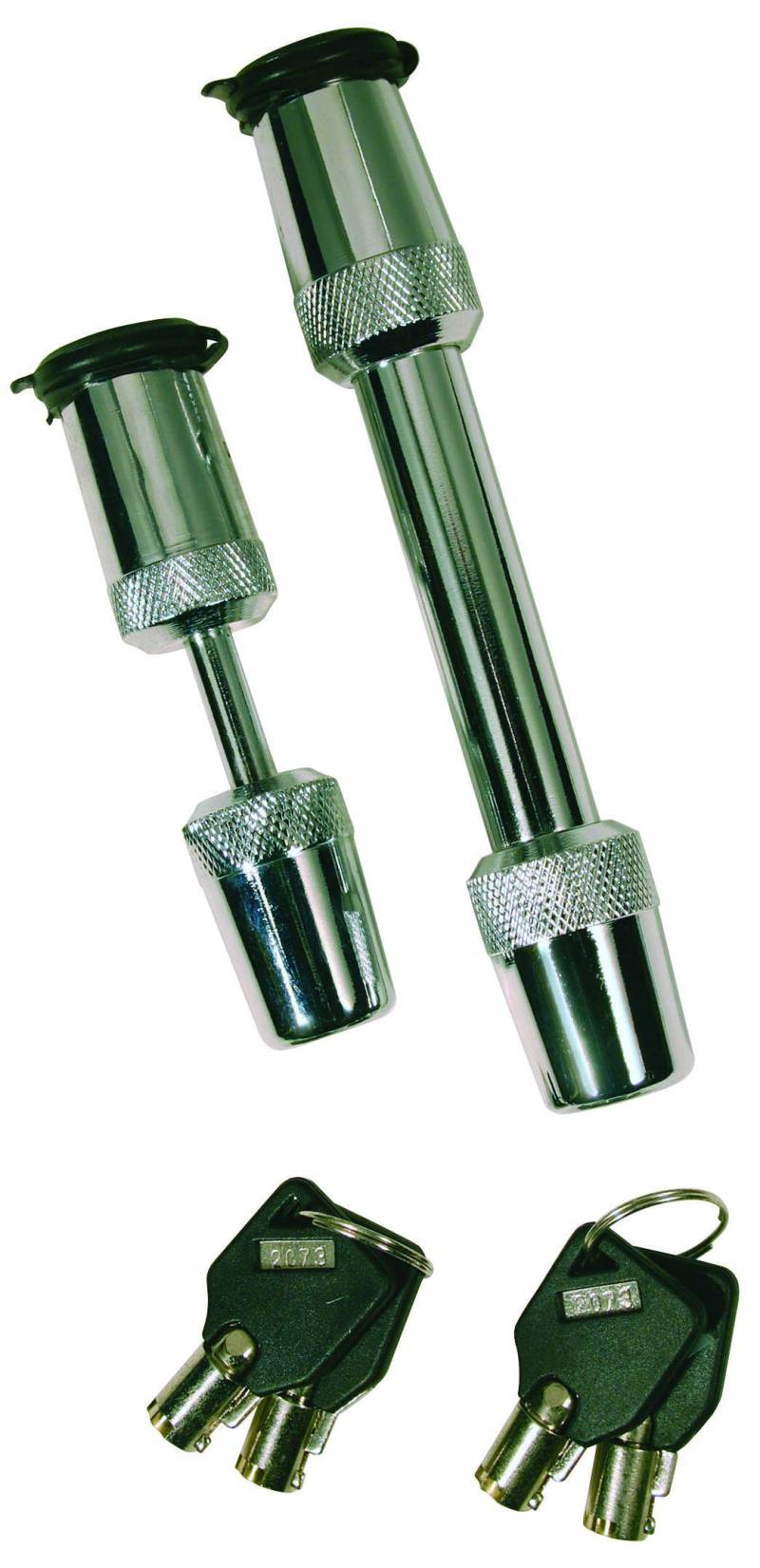 Trimax T3 – 1,6 cm Empfänger und TC1 – 2,2 cm Spannweitenkupplung, gleichschließendes Set TM31, Muschelverpackung, Chrome von Trimax