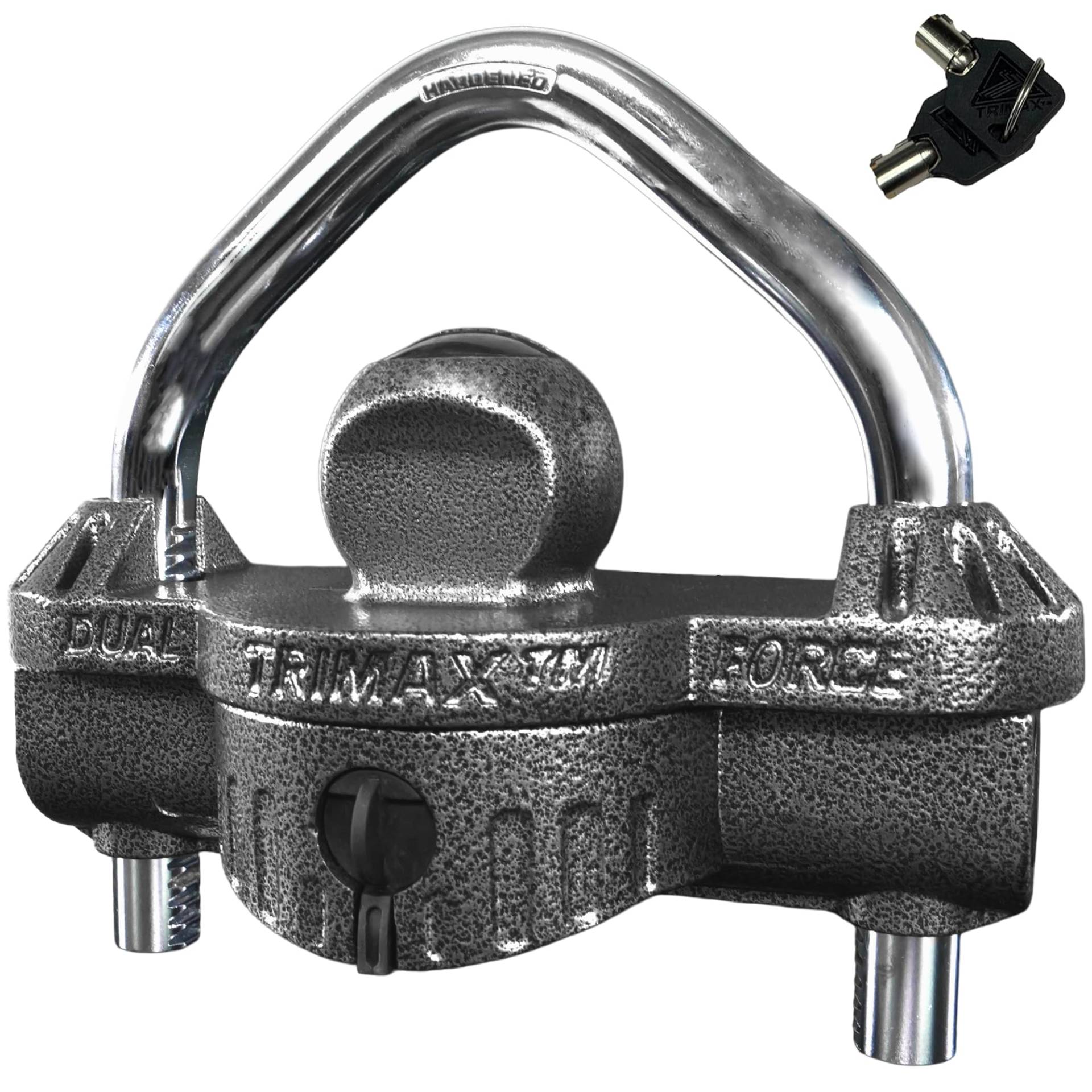 Trimax - UMAX 50D – Anhängerschloss für Kupplung, Doppelzweck, verwandelt Sich in U-Schloss, Anhängerkupplungsschloss für 4,8 cm – 6,1 cm Kupplungen, alle Kupplungstypen Trimax - UMAX 50D – Anhängerschloss für Kupplung, Doppelzweck, verwandelt Sich in U-Schloss, Anhängerkupplungsschloss für 4,8 cm – 6,1 cm Kupplungen, alle Kupplungstypen von Trimax