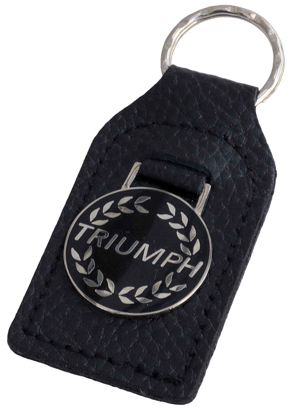 Triumph Laurel Leder und Emaille Schlüssel Ring Schlüsselanhänger Triumph Laurel Leder und Emaille Schlüssel Ring Schlüsselanhänger von Triple C